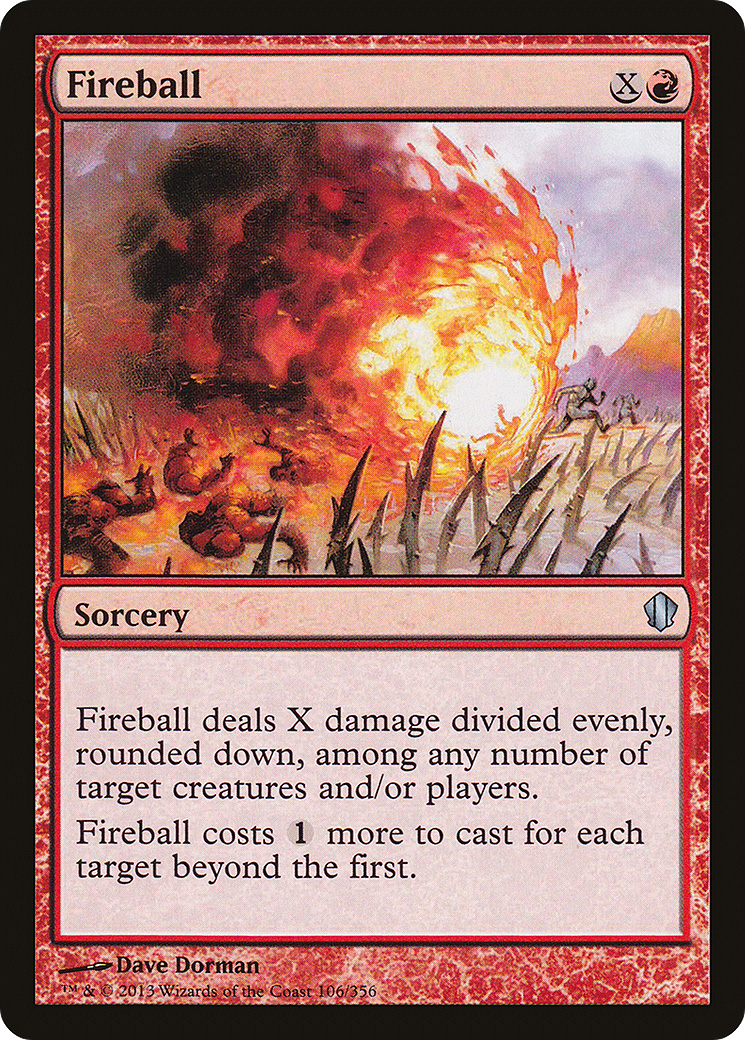 Fireball (C13-106) [Commander 2013] MTG Single Wizards of the Coast