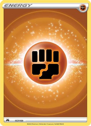 Fighting Energy (Texture Full Art) (157/159) Holofoil [SWSH: Crown Zenith] Pokemon Single Pokémon
