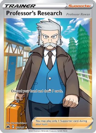Professor's Research (Full Art) (150/159) Holofoil [SWSH: Crown Zenith] Pokemon Single Pokémon
