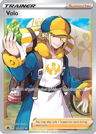 Volo (Full Art) (151/159) Holofoil [SWSH: Crown Zenith] Pokemon Single Pokémon