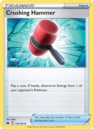 Crushing Hammer (125/159) [SWSH: Crown Zenith] Pokemon Single Pokémon