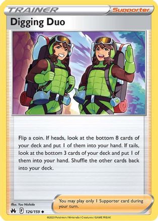 Digging Duo (126/159) [SWSH: Crown Zenith] Pokemon Single Pokémon