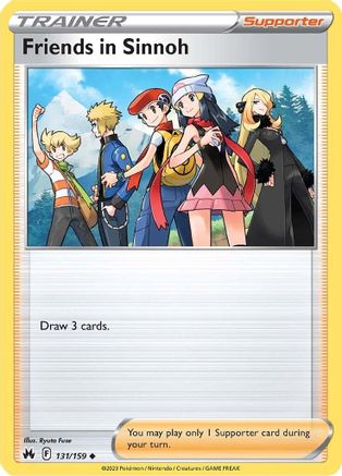 Friends in Sinnoh (131/159) [SWSH: Crown Zenith] Pokemon Single Pokémon