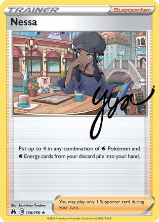 Nessa (136/159) Reverse Holofoil [SWSH: Crown Zenith] Pokemon Single Pokémon