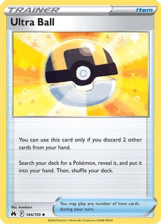 Ultra Ball (146/159) [SWSH Crown Zenith] Pokemon Single Pokémon