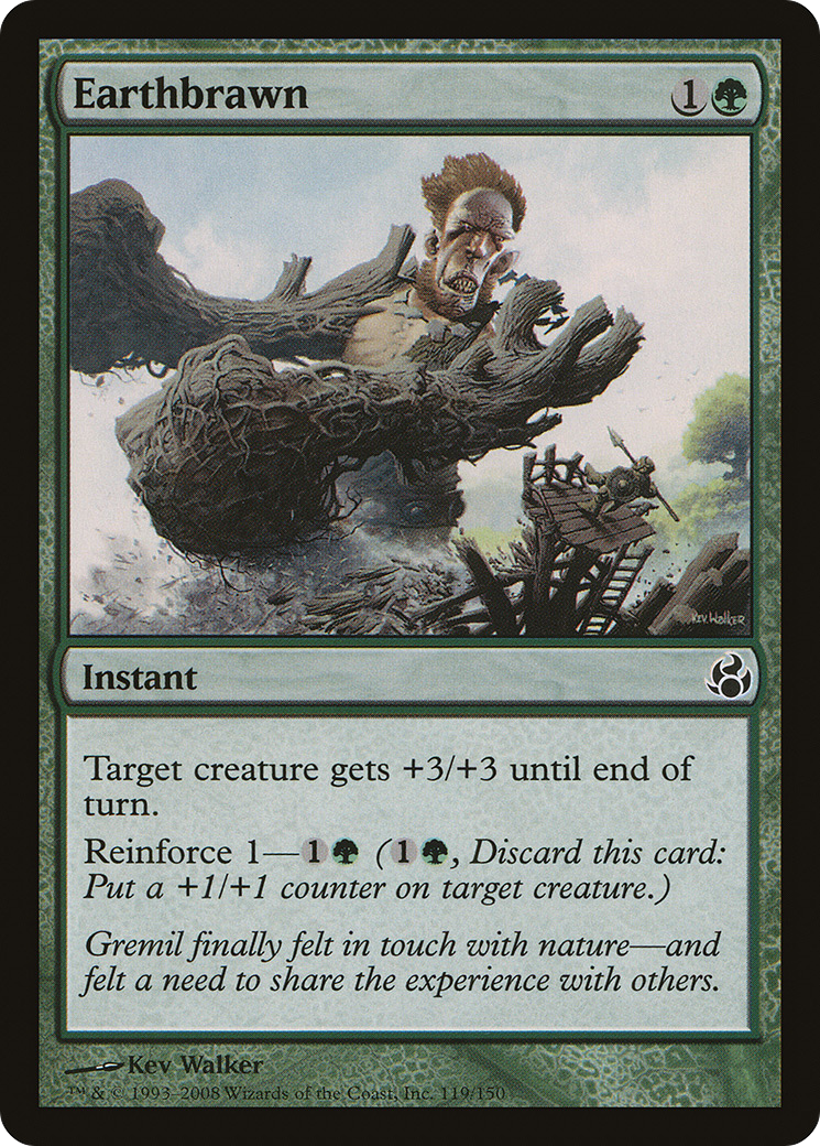 Earthbrawn (MOR-119) [Morningtide] MTG Single Wizards of the Coast