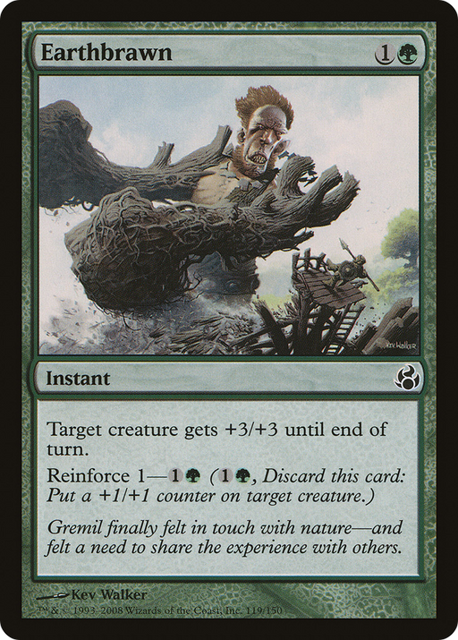 Earthbrawn (MOR-119) [Morningtide] MTG Single Wizards of the Coast
