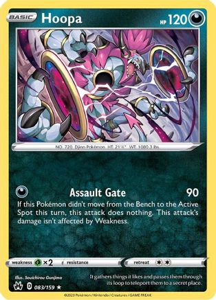Hoopa (83/159) Holofoil [SWSH: Crown Zenith] Pokemon Single Pokémon