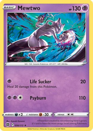 Mewtwo - 056/172 (Cosmos Holo) Holofoil [Misc: Cards & Products] Pokemon Single Pokémon