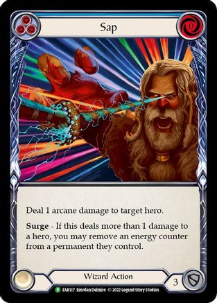 Sap (Blue) [FAB117] (Promo)  Rainbow Foil Flesh And Blood Single Flesh And Blood   