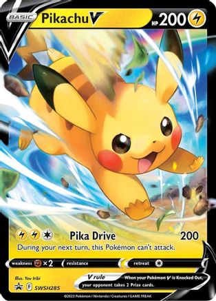 Pikachu V - SWSH285 (SWSH285/298) Holofoil [Promos: SWSH Promo Cards] Pokemon Single Pokémon