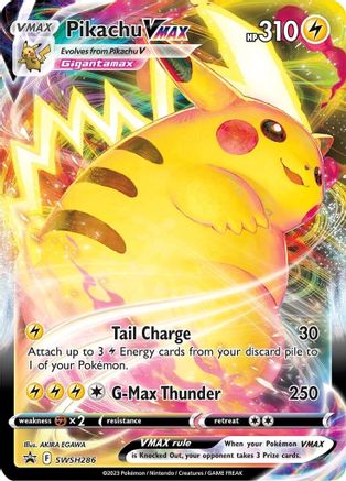 Pikachu VMAX - SWSH286 (SWSH286/298) Holofoil [Promos: SWSH Promo Cards] Pokemon Single Pokémon