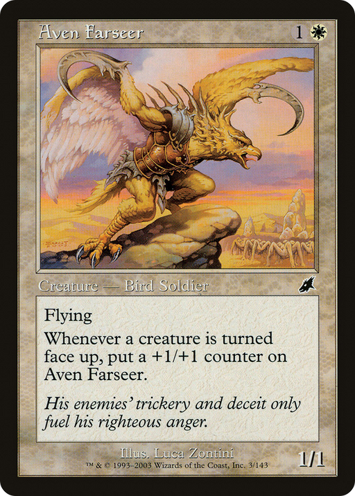 Aven Farseer (SCG-003) [Scourge] MTG Single Wizards of the Coast