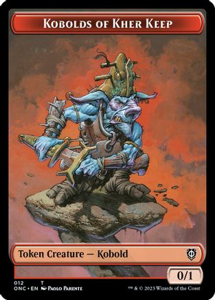 Kobolds of Kher Keep // Dragon Double-sided Token (ONC-) [Commander: Phyrexia: All Will Be One] MTG Single Wizards of the Coast