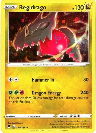 Regidrago - 124/203 (Cosmos Holo) Holofoil [Misc: Cards & Products] Pokemon Single Pokémon