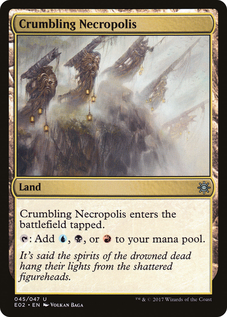 Crumbling Necropolis (E02-045) [Misc] Explorers of Ixalan MTG Single Wizards of the Coast