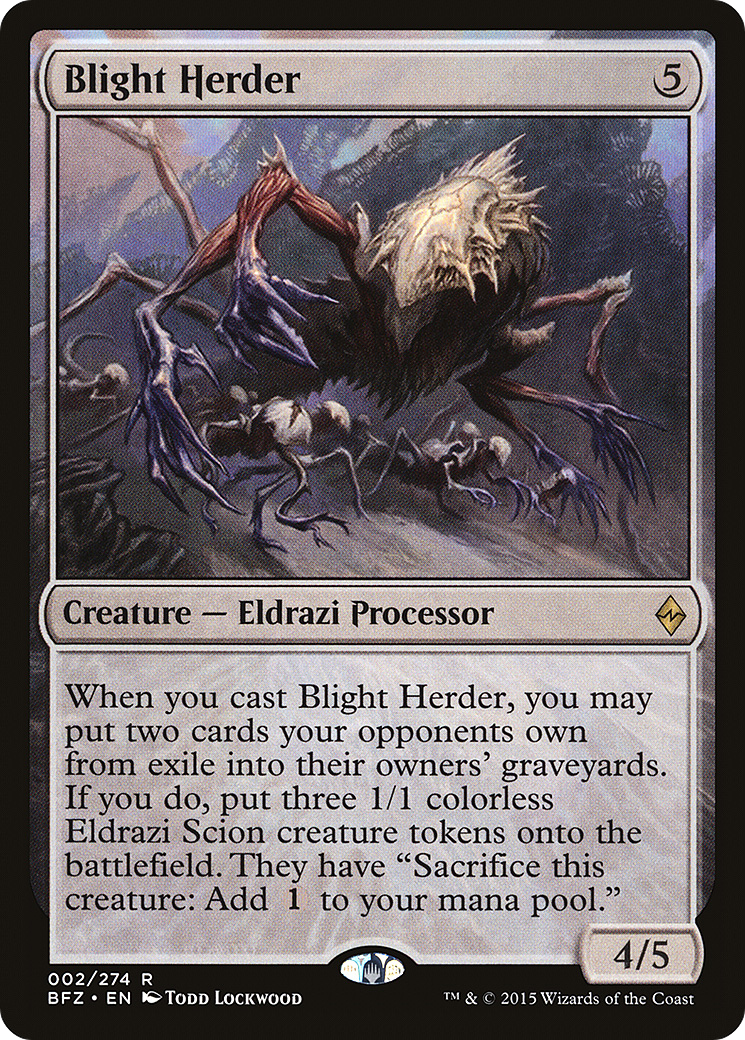 Blight Herder (BFZ-002) [Battle for Zendikar] MTG Single Wizards of the Coast