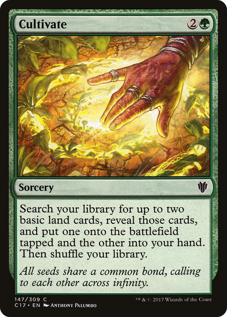 Cultivate (C17-147) [Commander 2017] MTG Single Wizards of the Coast