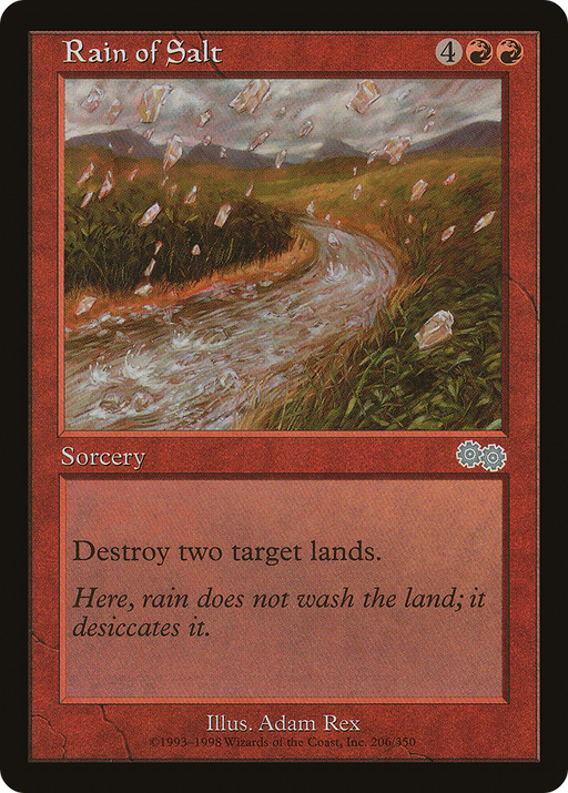 Rain of Salt (USG-206) [Urza's Saga] MTG Single Wizards of the Coast