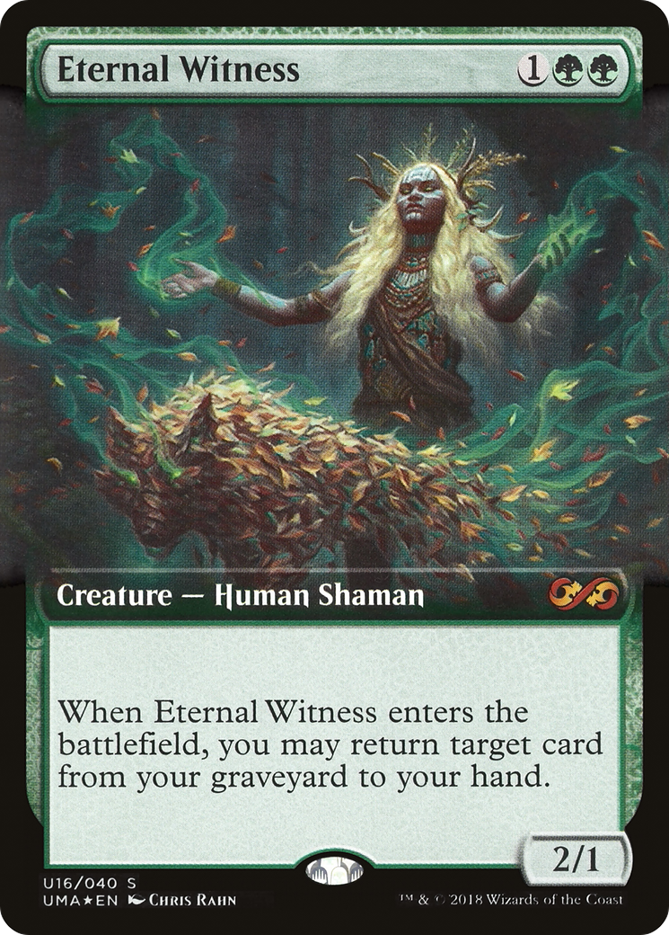 Eternal Witness (UMA:BT-U16) [Ultimate Box Topper] (Extended Art) Foil MTG Single Wizards of the Coast