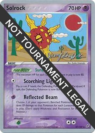 Solrock (47) - 2007 (Jeremy Scharff-Kim) (47) [World Championship Decks] Pokemon Single Pokémon