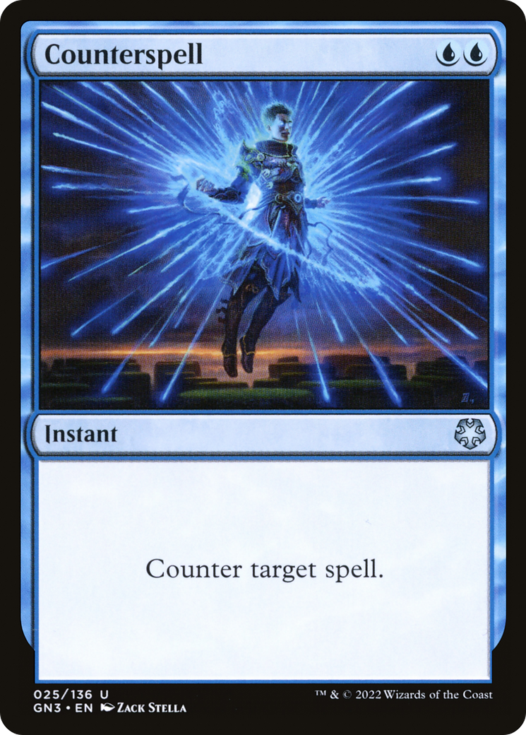 Counterspell (GN3-025) [Misc] Game Night: Free-for-All MTG Single Wizards of the Coast