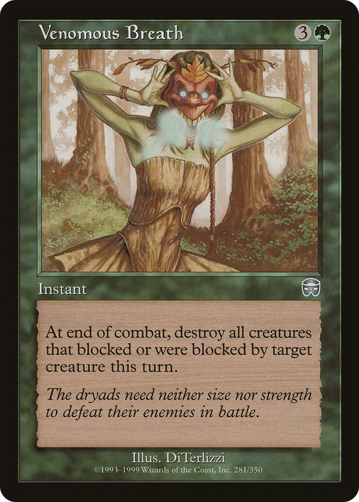 Venomous Breath (MMQ-281) [Mercadian Masques] MTG Single Wizards of the Coast