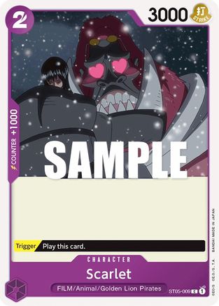 Scarlet (ST05-009) [Starter Deck 5: Film Edition] One Piece Single Bandai