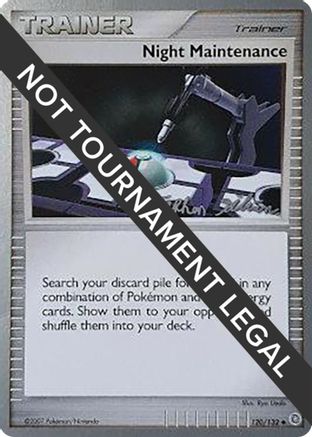 Night Maintenance - 2009 (Stephen Silvestro) (120) [World Championship Decks] Pokemon Single Pokémon