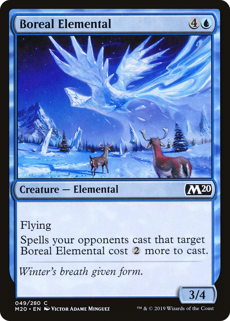 Boreal Elemental (M20-049) [Core Set 2020] MTG Single Wizards of the Coast
