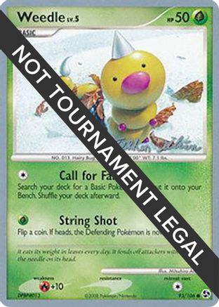Weedle - 2009 (Stephen Silvestro) (93) [World Championship Decks] Pokemon Single Pokémon
