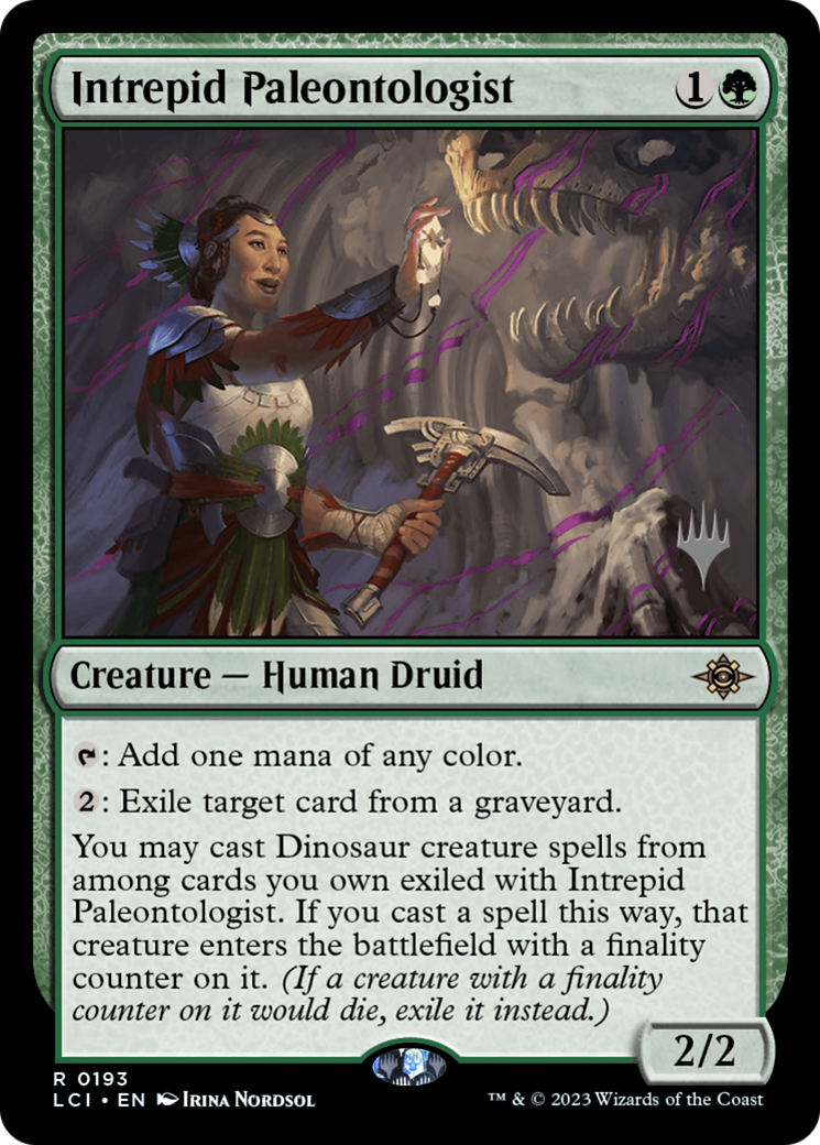 Intrepid Paleontologist (PPLCI-193) [The Lost Caverns of Ixalan Promos] Foil MTG Single Wizards of the Coast