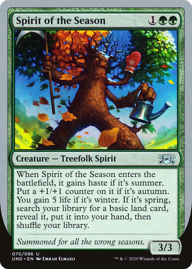 Spirit of the Season (UND-070) [Unsanctioned] MTG Single Wizards of the Coast
