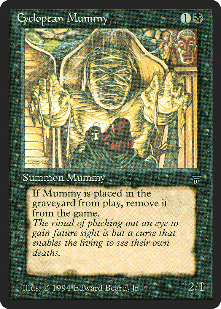Cyclopean Mummy (LEG-093) [Oldschool] Legends MTG Single Wizards of the Coast