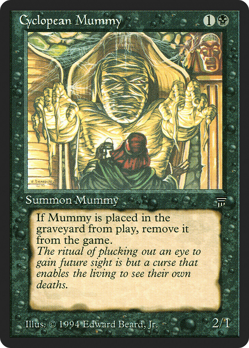 Cyclopean Mummy (LEG-093) [Oldschool] Legends MTG Single Wizards of the Coast