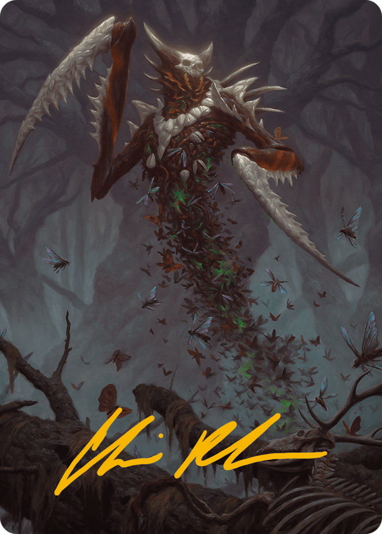 Grist, the Plague Swarm Art Card (Gold-Stamped Signature) [Art Series] Modern Horizons 3 MTG Single Magic: The Gathering