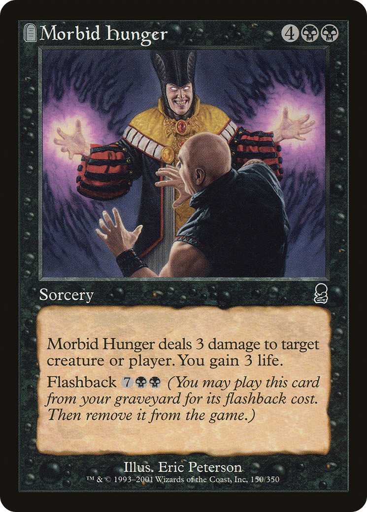 Morbid Hunger (ODY-150) [Odyssey] Foil MTG Single Wizards of the Coast