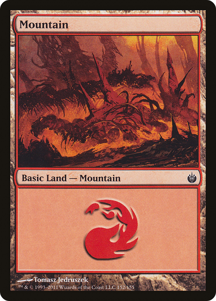 Mountain (MBS-152) [Mirrodin Besieged] Foil MTG Single Wizards of the Coast