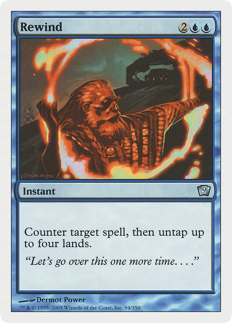 Rewind (9ED-094) [9th Edition] MTG Single Wizards of the Coast