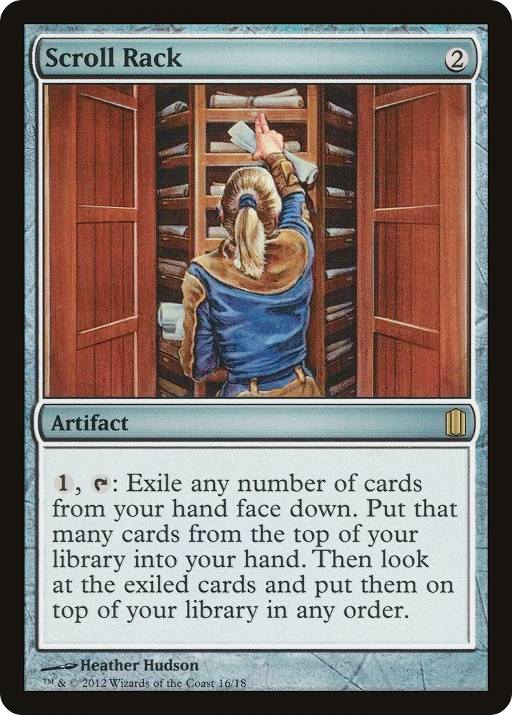 Scroll Rack (CM1-016) [Misc] Commander's Arsenal Foil MTG Single Wizards of the Coast