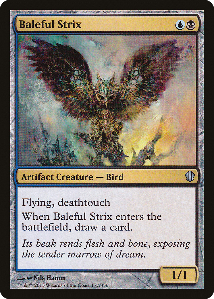 Baleful Strix (C13-177) [Commander 2013] MTG Single Wizards of the Coast