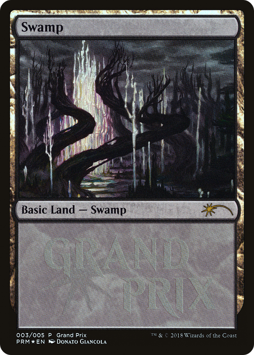 Swamp (GPP-003) [Misc] Grand Prix Promos Foil MTG Single Wizards of the Coast