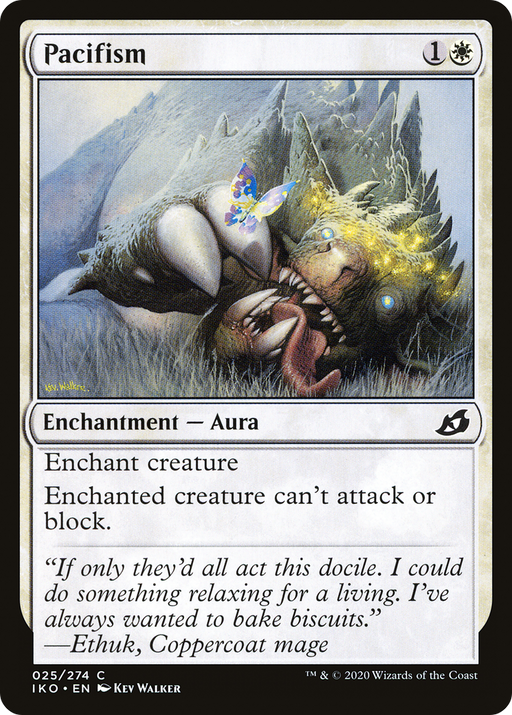 Pacifism (IKO-025) [Ikoria: Lair of Behemoths] MTG Single Wizards of the Coast