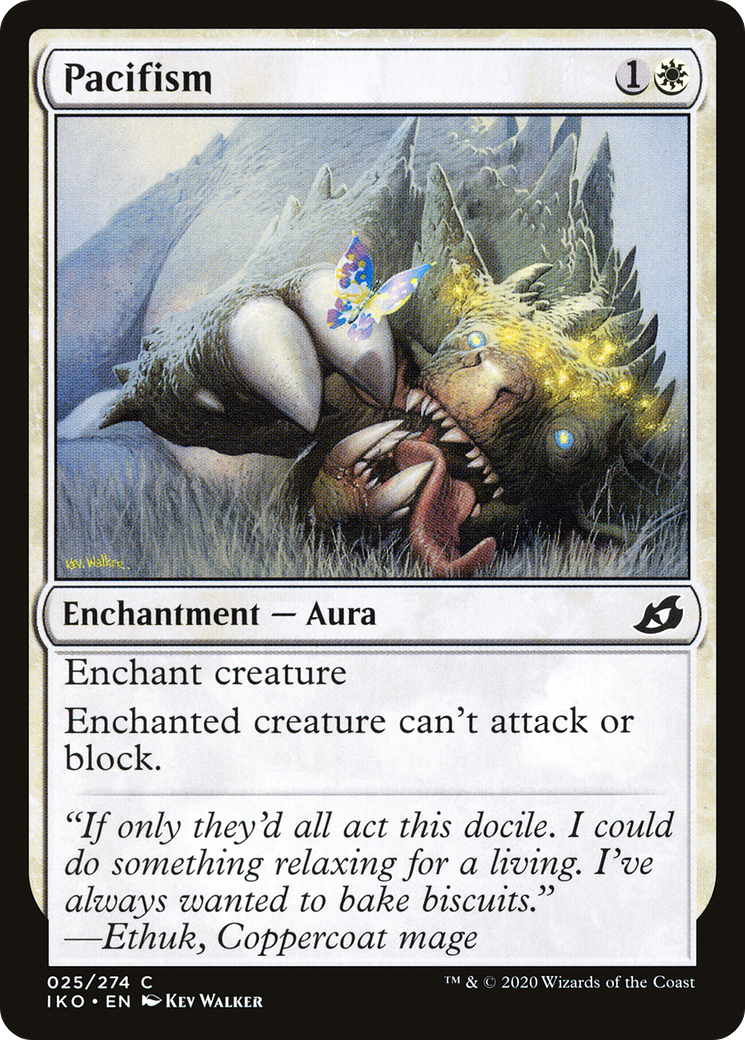 Pacifism (IKO-025) [Ikoria: Lair of Behemoths] Foil MTG Single Wizards of the Coast
