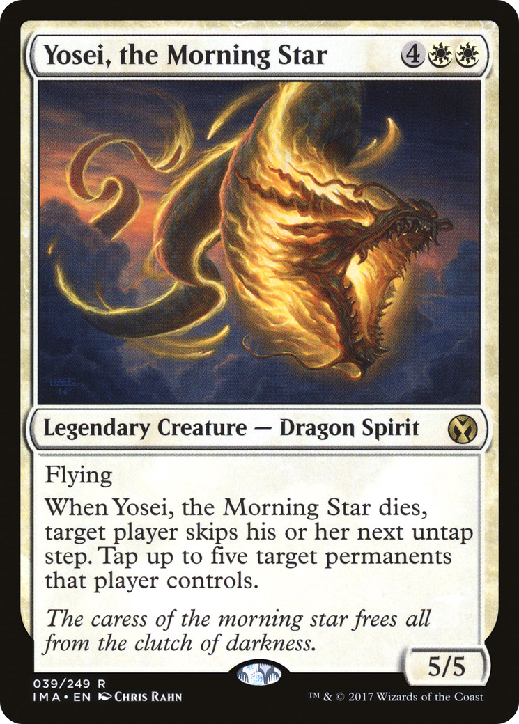 Yosei, the Morning Star (IMA-039) [Iconic Masters] Foil MTG Single Wizards of the Coast