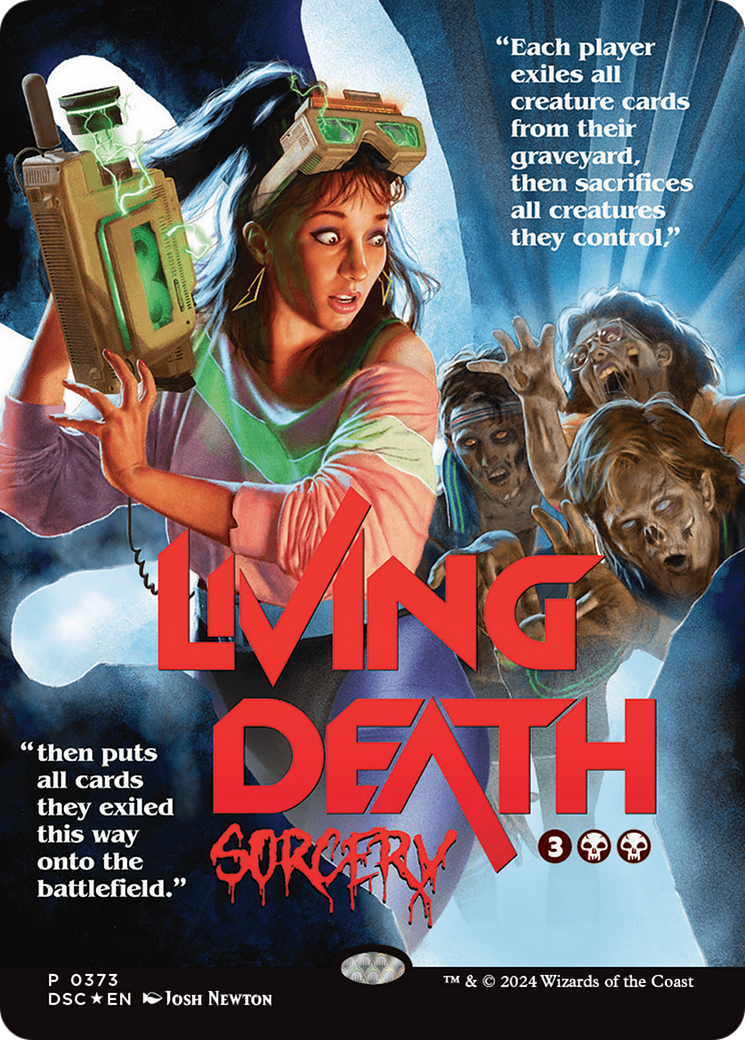 Living Death (DSC-373) [Duskmourn: House of Horror Commander] (Borderless) Foil MTG Single Wizards of the Coast