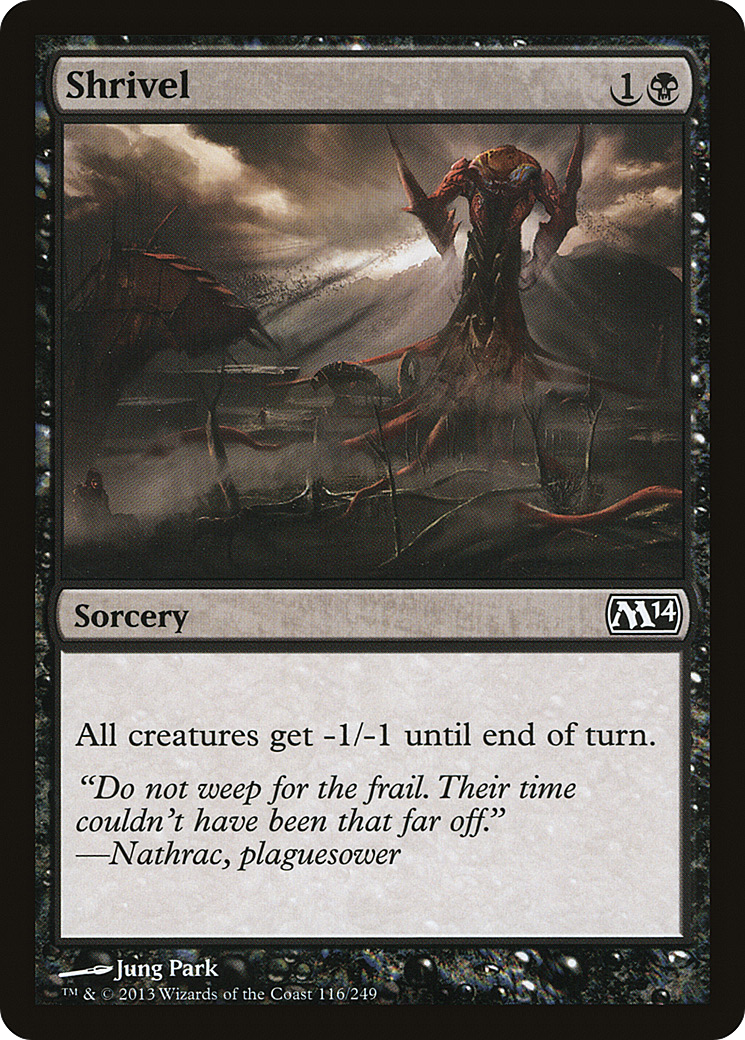 Shrivel (M14-116) [Magic 2014] Foil MTG Single Wizards of the Coast