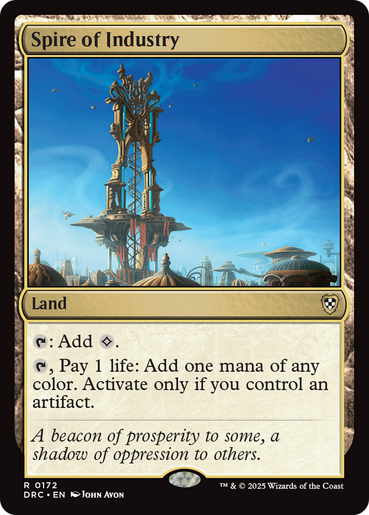 Spire of Industry (DRC-172) [Commander: Aetherdrift] MTG Single Wizards of the Coast