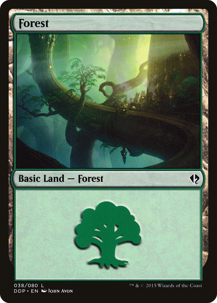 Forest (038) (DDP-038) [Misc] Duel Decks: Zendikar vs. Eldrazi MTG Single Wizards of the Coast