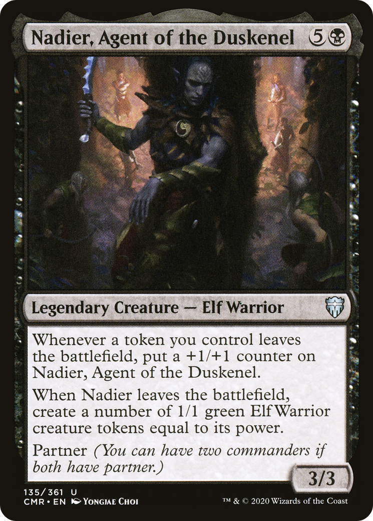 Nadier, Agent of the Duskenel (CMR-135) [Commander Legends] Foil MTG Single Wizards of the Coast